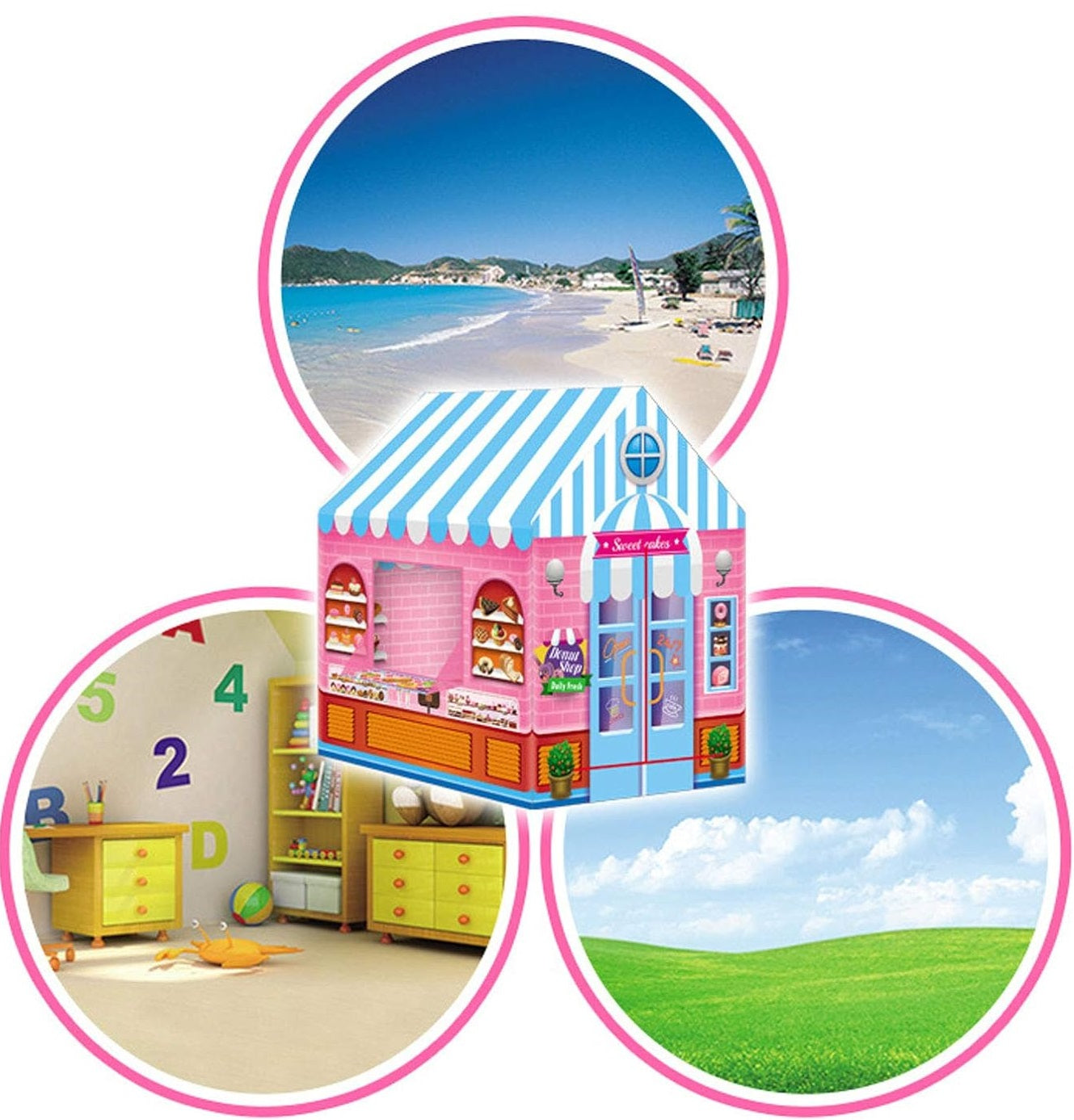 Carpa infantil para niños tiendita