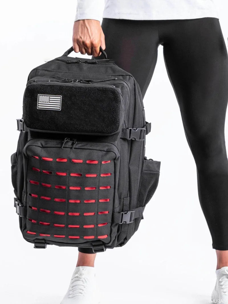 Mochila Táctica MOLLE 25L/50L con 2 Portabotellas – Senderismo, Caza, Gimnasio y EDC