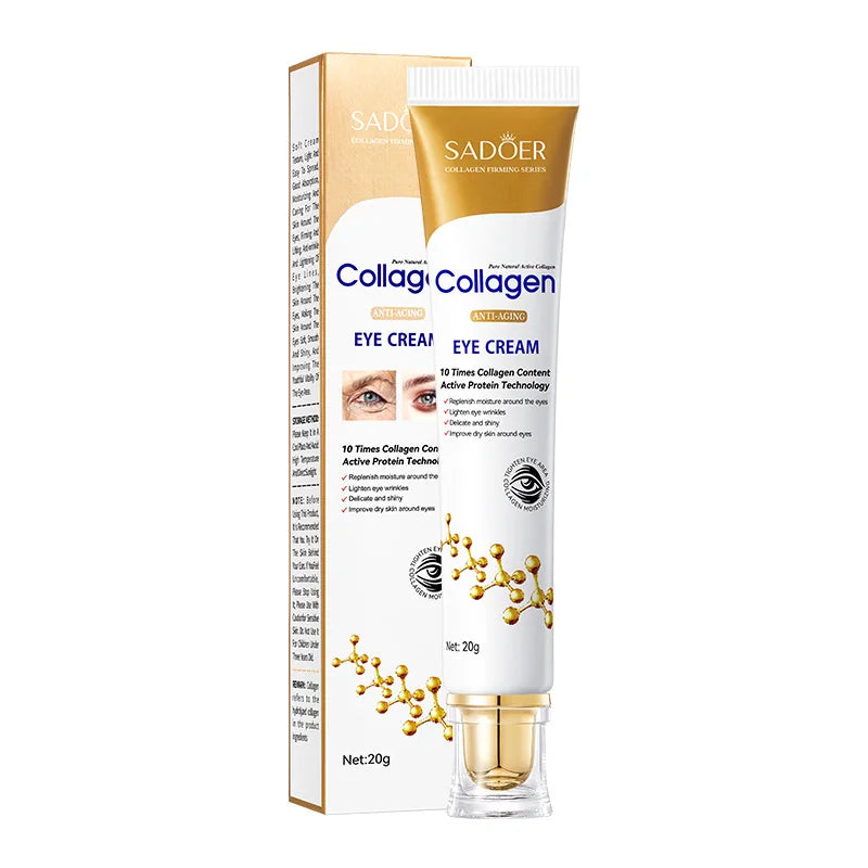 Crema de Ojos Sadoer con Colágeno Anti Ojeras e Hidratante