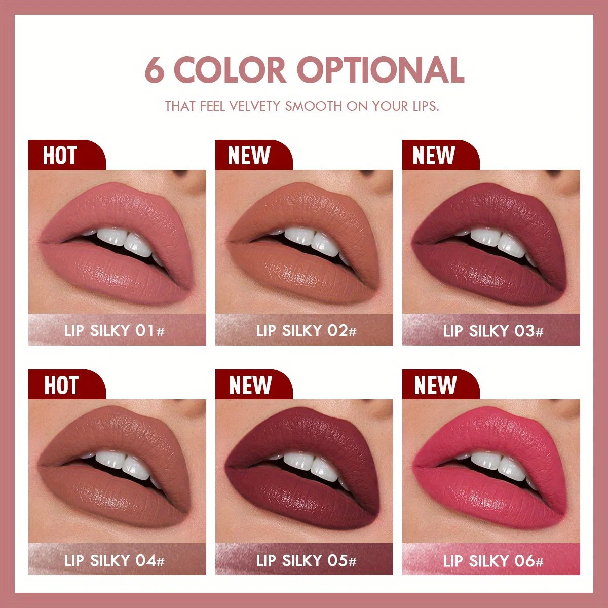 Labial en Lápiz Mate Waterproof Larga Duración Nude