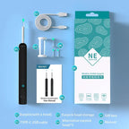 Limpiador de Oídos Inteligente 1296 P con Cámara y Wi-Fi – Earpick USB-C, 6 LED, Visualización en App