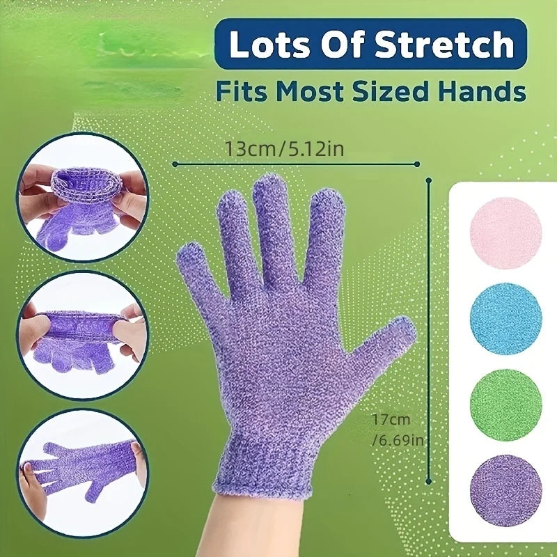 Guantes Exfoliantes para Ducha y Baño | Pack 1 a 10 Unidades