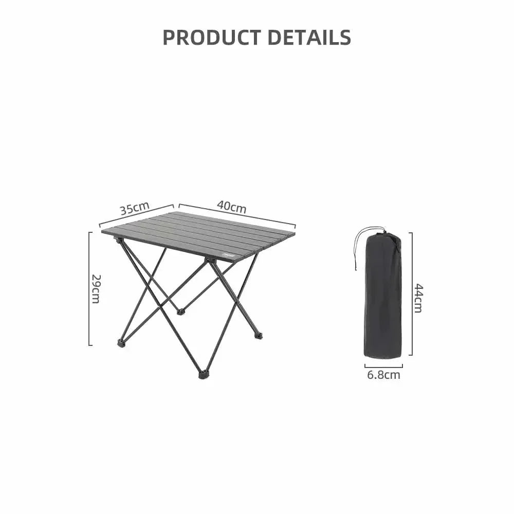 Mesa Plegable de Camping Tarka Aluminio Ultraligera