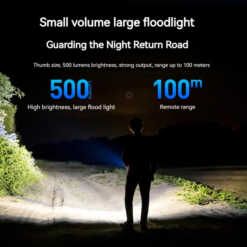 Philips Linterna LED Recargable Mini EDC SFL1121 | Llavero, Camping  500LM