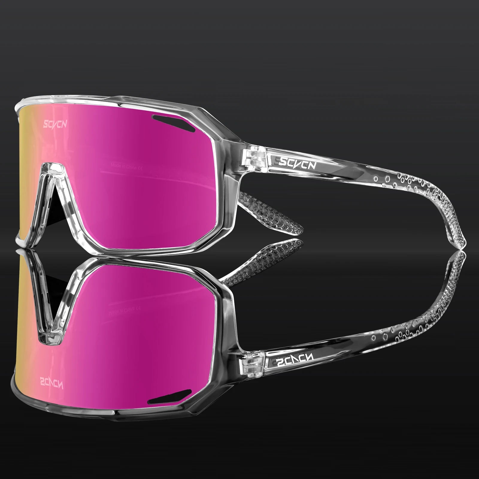 Gafas Lentes Ciclismo SCVCN S62 Fotocromáticas UV400 – Lentes PC y Montura TR90 Unisex