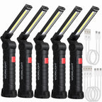 Linterna LED COB Portátil Recargable ESMARTER | Magnética 360° USB para Camping y Trabajo