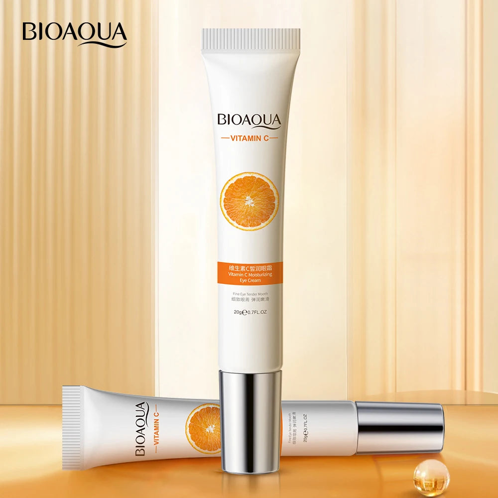 Crema Contorno de Ojos BIOAQUA con Vitamina C para Ojeras 20g