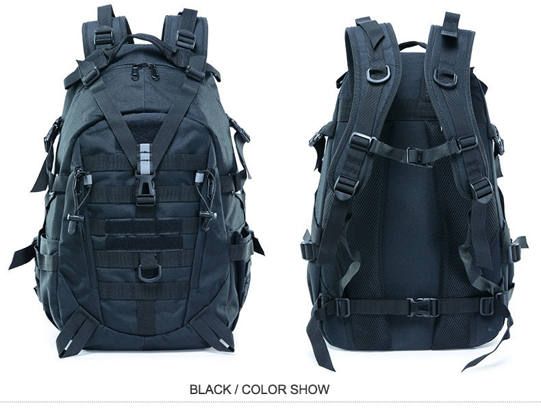 Mochila Táctica MOLLE Reflectante – Camping, Senderismo y Supervivencia