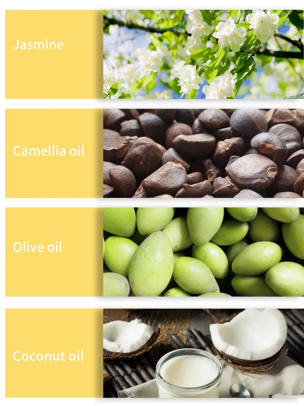 Shampoo sólido artesanal de jazmín | Control de grasa y frescura
