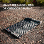 Colchoneta Inflable TARKA 190×60 cm con Almohada – autoinflable Ultraligera (650 g) para Camping y Trekking