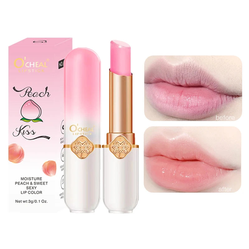 Labial frutal O’CHEAL | Hidratante, waterproof y cambia de color
