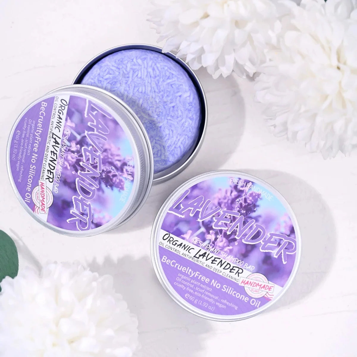 Jabón champú de lavanda | Control de grasa y frescura natural