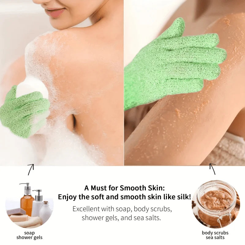 Guantes Exfoliantes para Ducha y Baño | Pack 1 a 10 Unidades