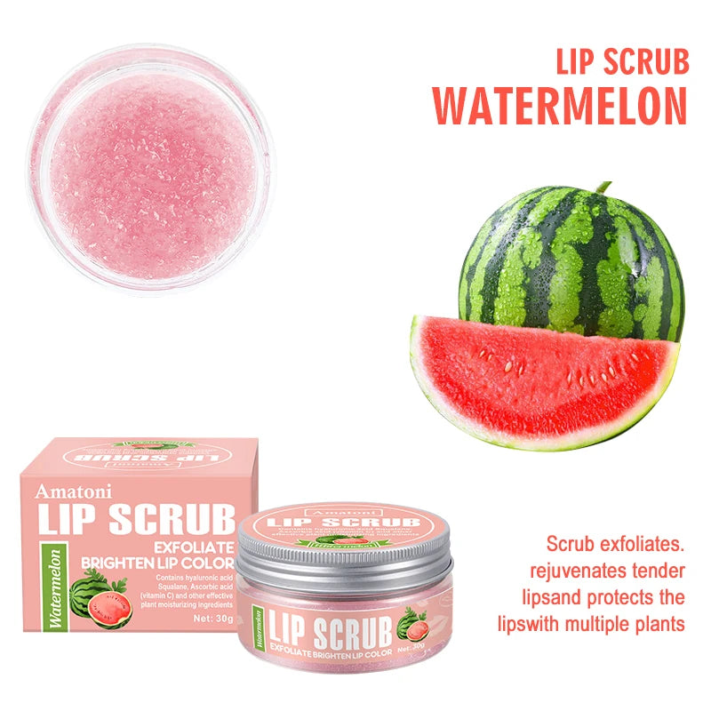 Exfoliante Labial Lip Scrub 30g Frutas Hidratante