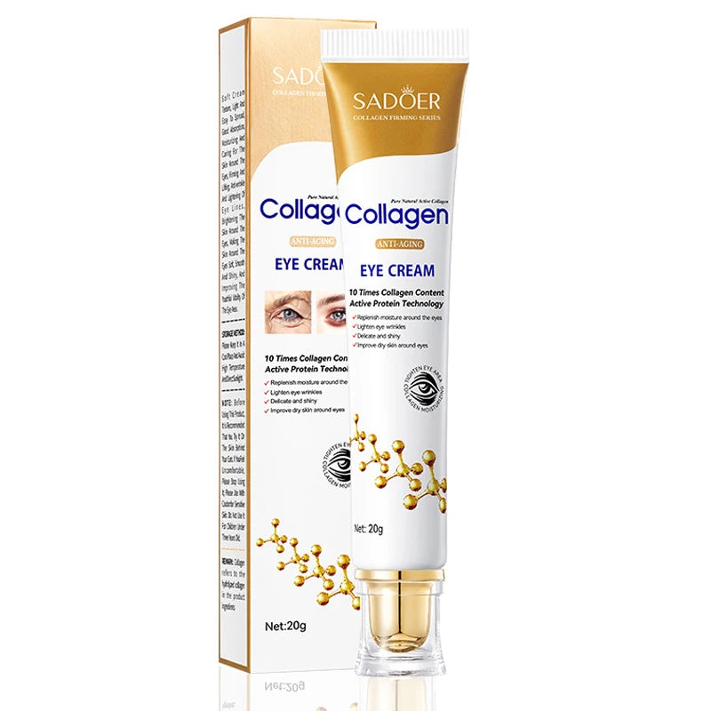 Crema de Ojos Sadoer con Colágeno Anti Ojeras e Hidratante
