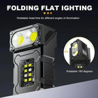 Mini Linterna LED Recargable USB con Imán Trasero | Camping, Emergencias y Uso Multifuncional