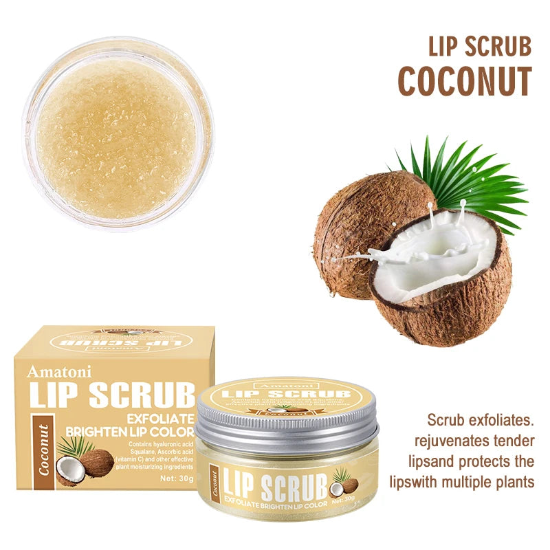 Exfoliante Labial Lip Scrub 30g Frutas Hidratante