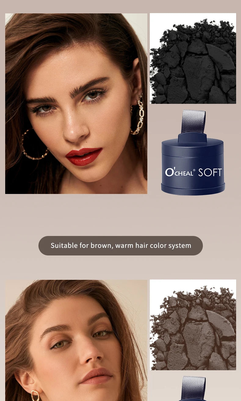 Polvo capilar O’CHEAL | Relleno natural de línea de cabello y cejas