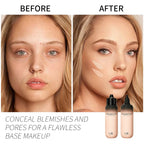 Base de Maquillaje Líquida Mate | Larga Duración y Cobertura Total