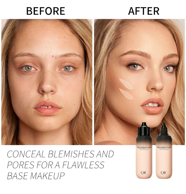 Base de Maquillaje Líquida Mate | Larga Duración y Cobertura Total