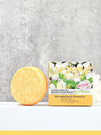 Shampoo sólido artesanal de jazmín | Control de grasa y frescura