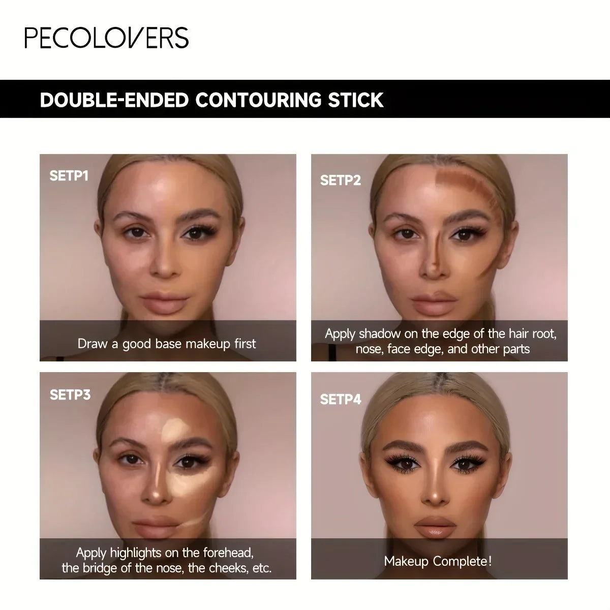 Corrector de Maquillaje en Lápiz para Ojeras y Contorno | Larga Duración