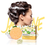 Shampoo sólido artesanal de jazmín | Control de grasa y frescura