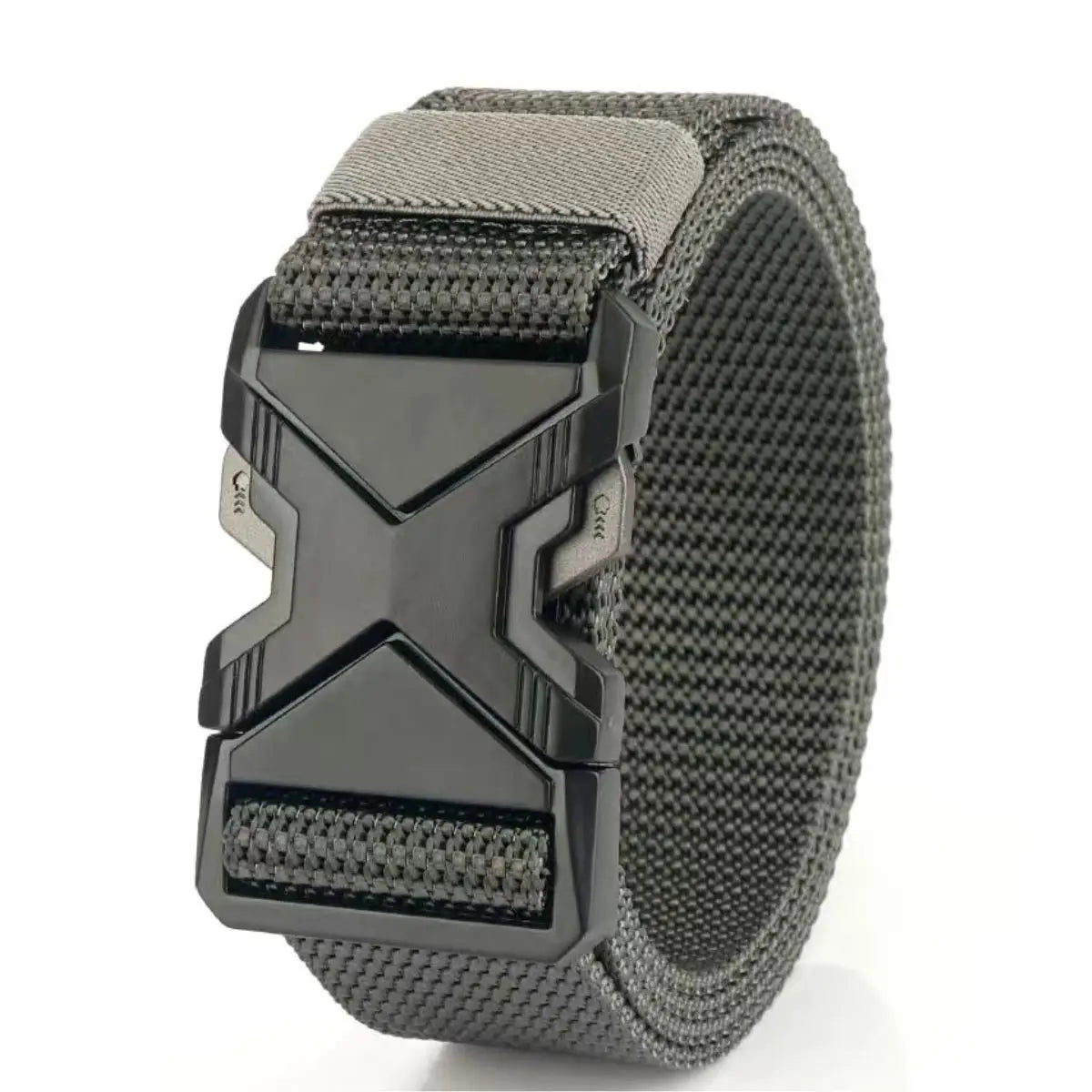 Cinturón Táctico de Nylon con Hebilla Plástica “Orejas Rojas” – Militar, Entrenamiento y Outdoor