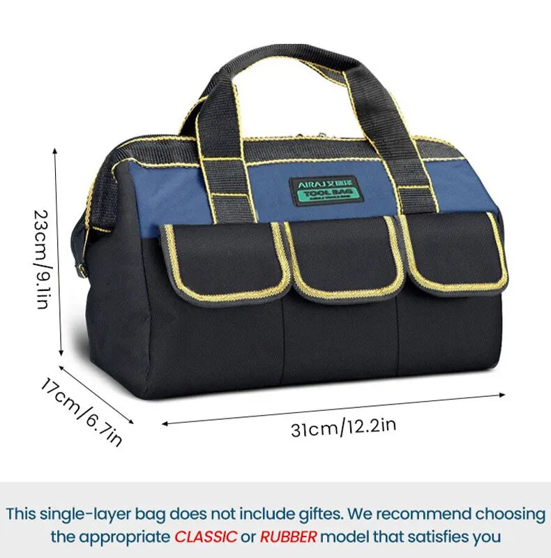 Bolsa de Herramientas AIRAJ 1680D Impermeable – Electricista, Alta Capacidad (13”–18”)