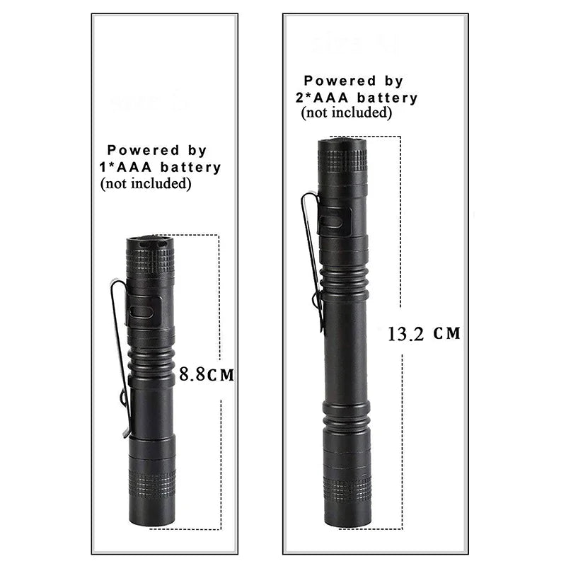 Mini Linterna LED Portátil Tipo Bolígrafo | ESMARTER Ultra Brillante 300LM Impermeable