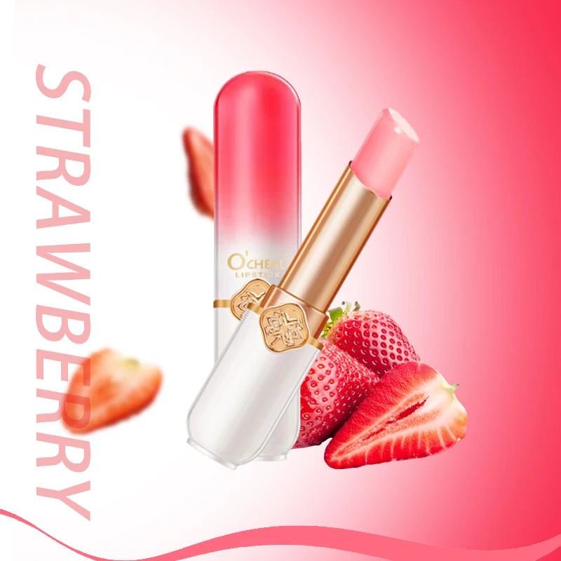 Labial frutal O’CHEAL | Hidratante, waterproof y cambia de color