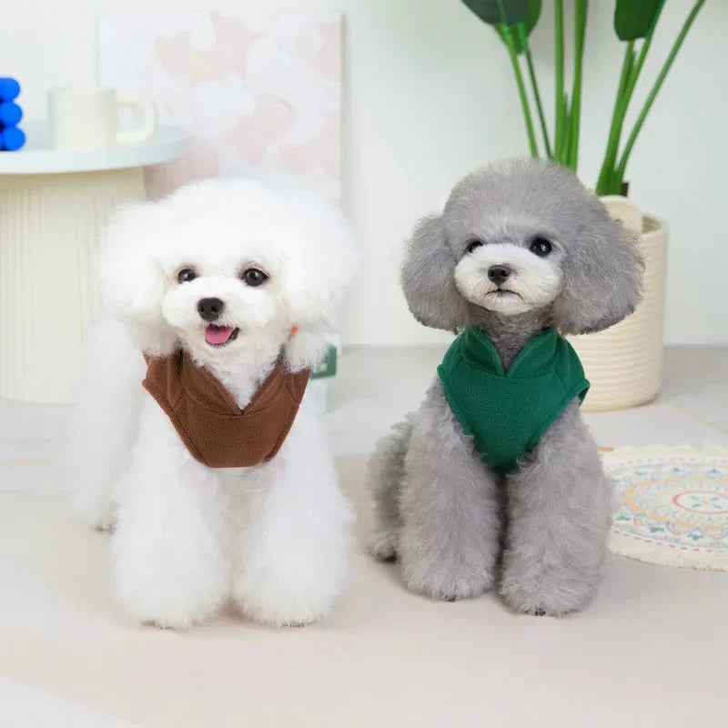 Chaleco abrigado para perros – Suéter de lana otoño/invierno para razas pequeñas