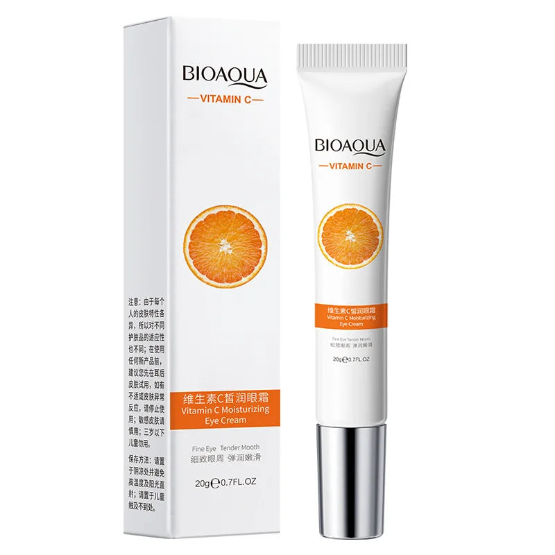 Crema Contorno de Ojos BIOAQUA con Vitamina C para Ojeras 20g