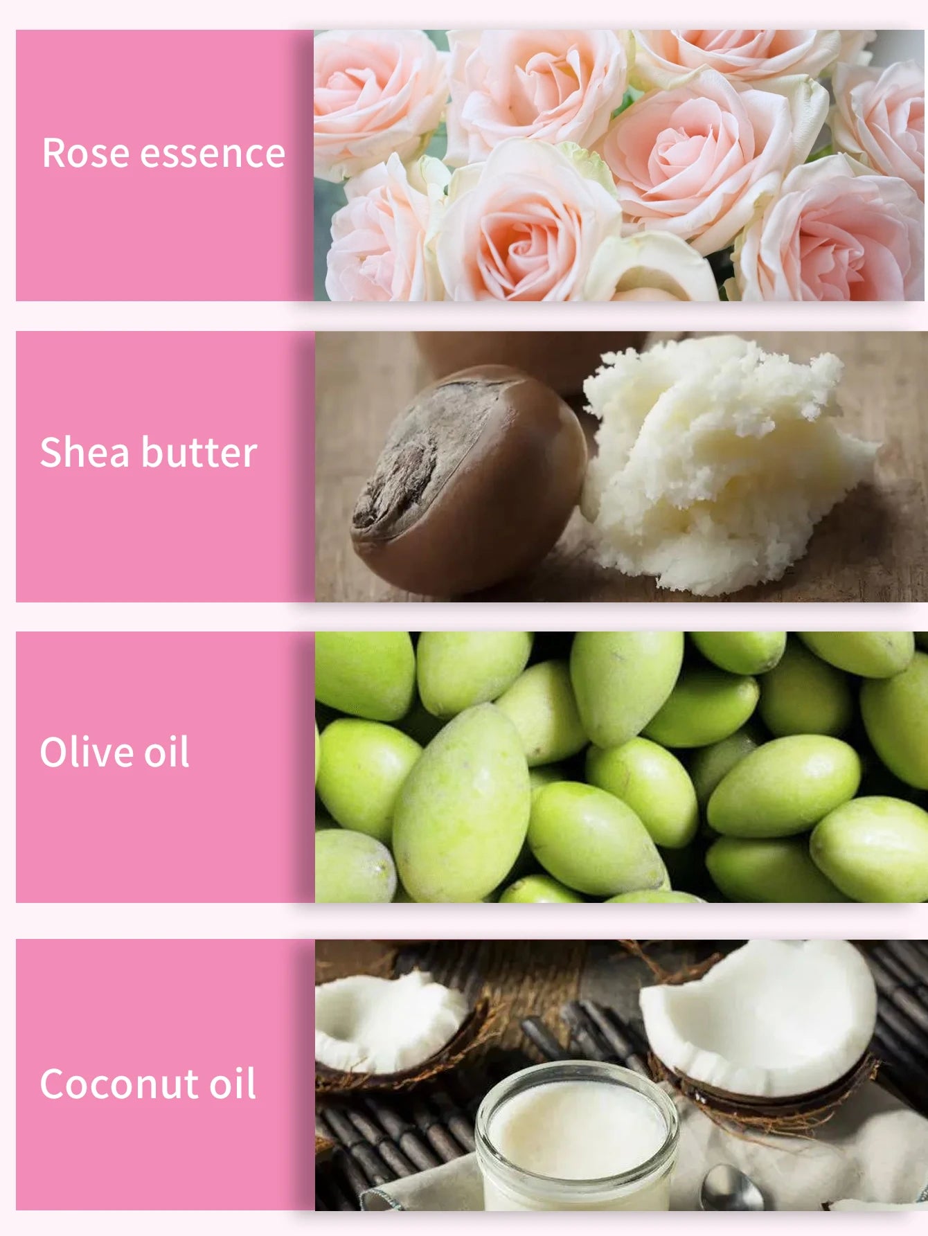 Shampoo sólido artesanal de rosa | Nutritivo, aroma floral y control grasa