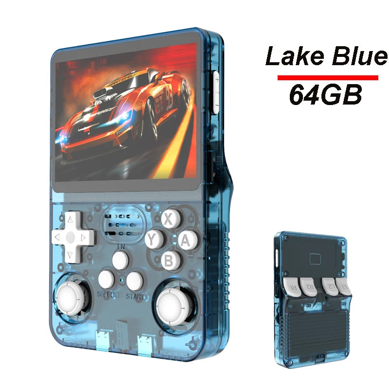 Consola Retro Portátil R36S 128GB | 3.5” IPS, 20 Emuladores, 15.000 Juegos, Batería 3200mAh