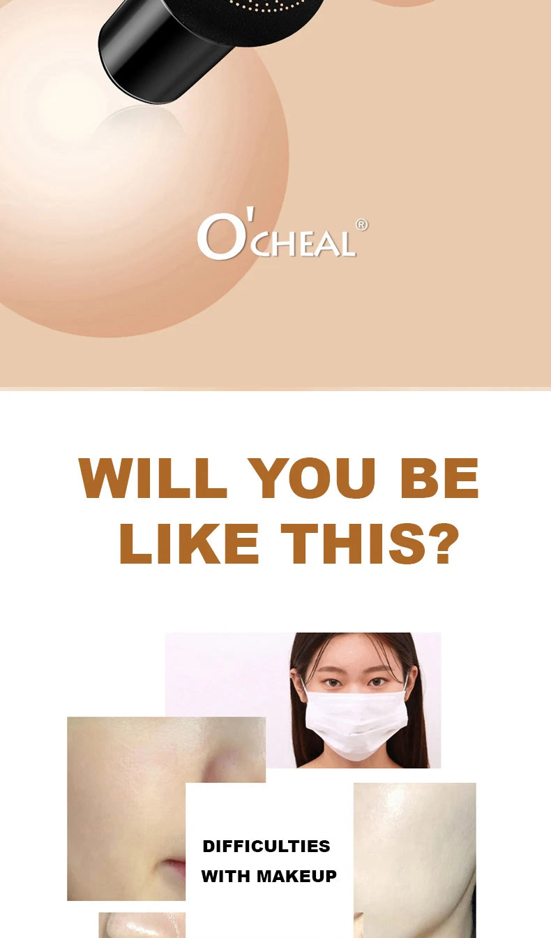 BB Cream Air Cushion Ocheal con Esponja Mushroom 20g