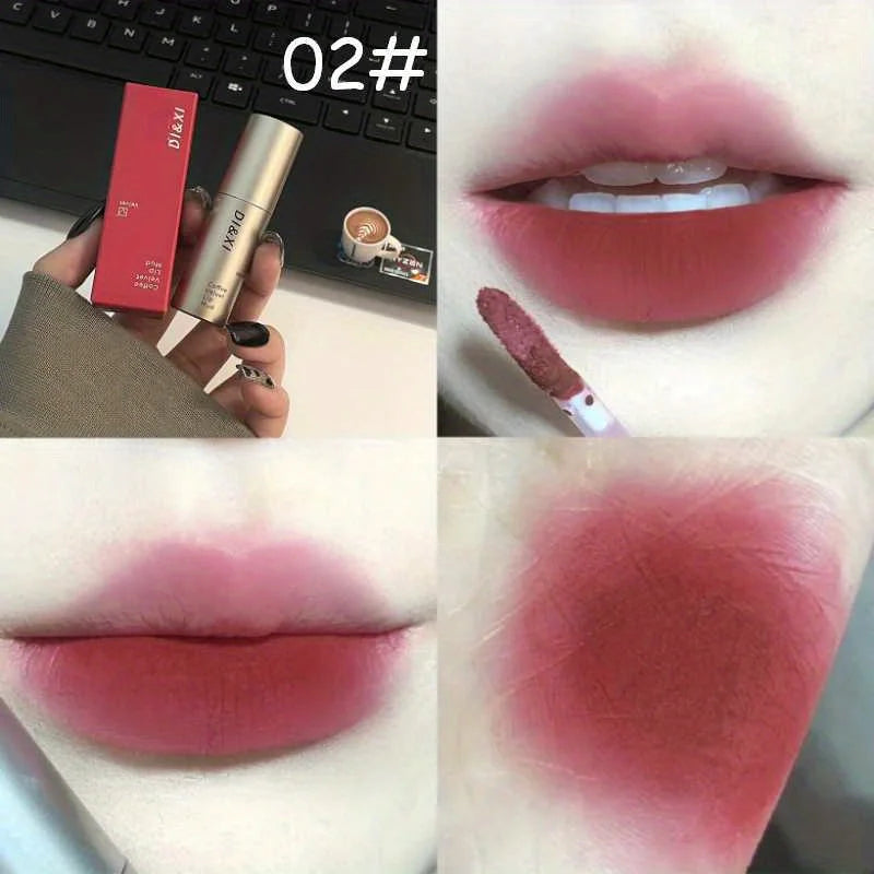 Lip Gloss Mate Waterproof Larga Duración Nude & Brown