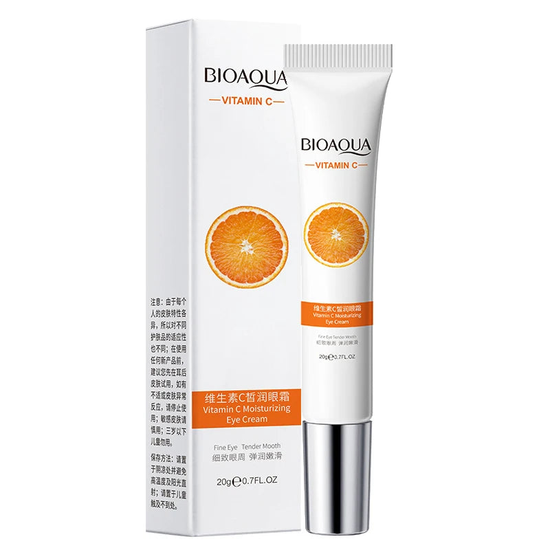 Crema Contorno de Ojos BIOAQUA con Vitamina C para Ojeras 20g