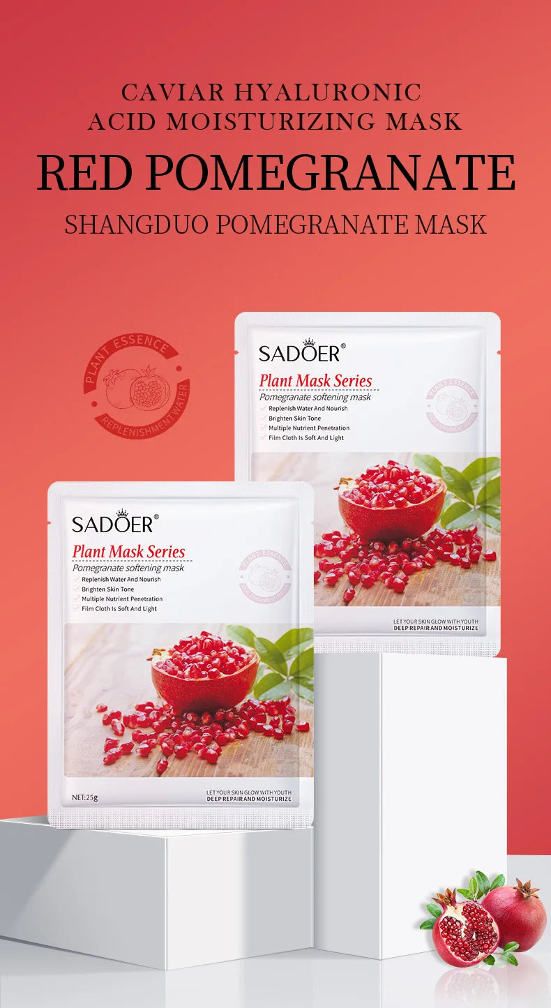 Pack 8 Mascarillas Faciales Coreanas Hidratantes y Reafirmantes