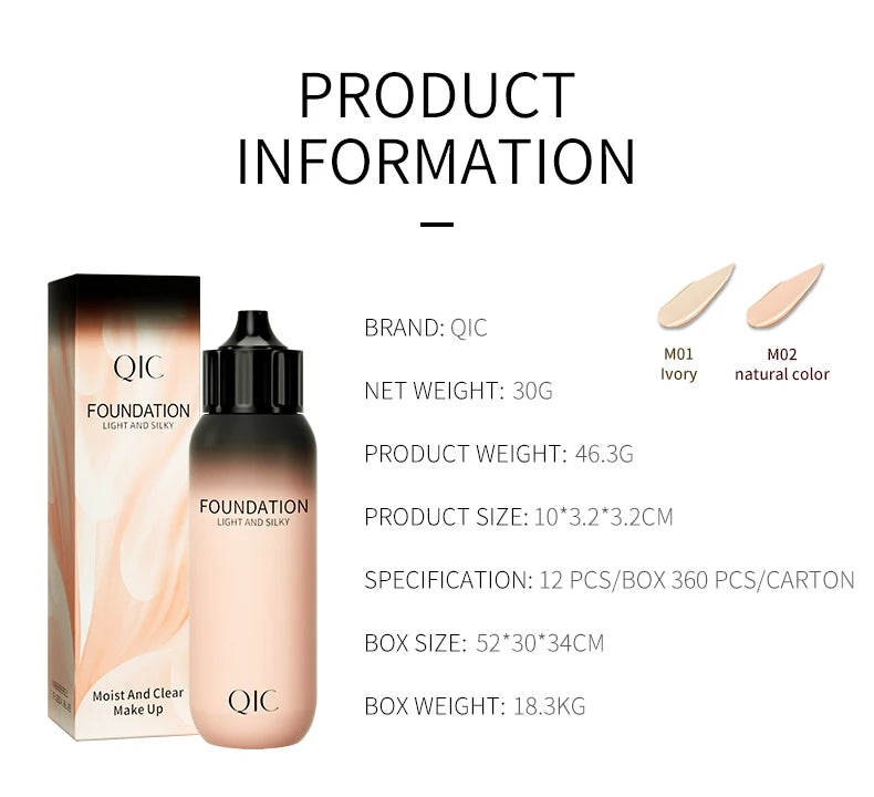 Base de Maquillaje Líquida Mate | Larga Duración y Cobertura Total