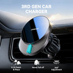 Joyroom JR-ZS409 Cargador Coche 15W – Soporte Magnético MagSafe para iPhone 12–16 (Rejilla de Ventilación)