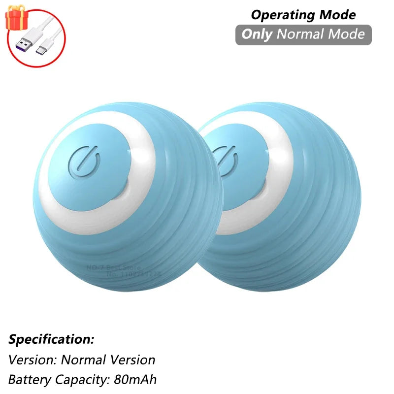 Pelota Interactiva Inteligente para Gatos | Juguete Automático Recargable con Cola y Sensores