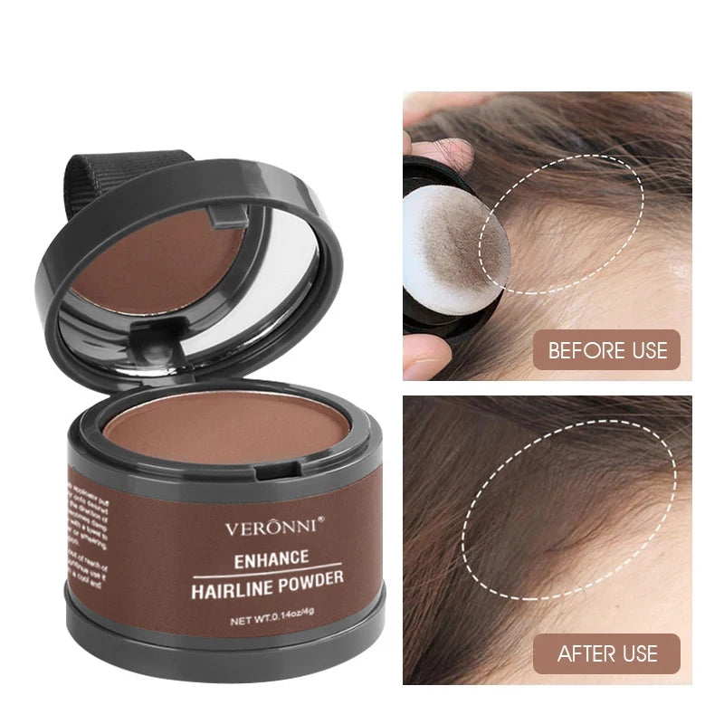 Polvo Relleno Capilar Waterproof Cubre Raíces y Canas al Instante