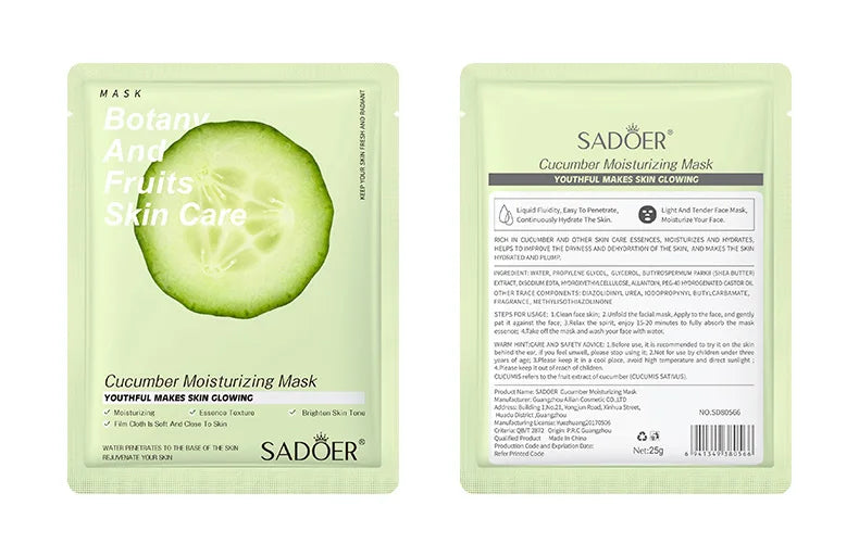 Pack 8 Mascarillas Faciales Coreanas Hidratantes y Reafirmantes