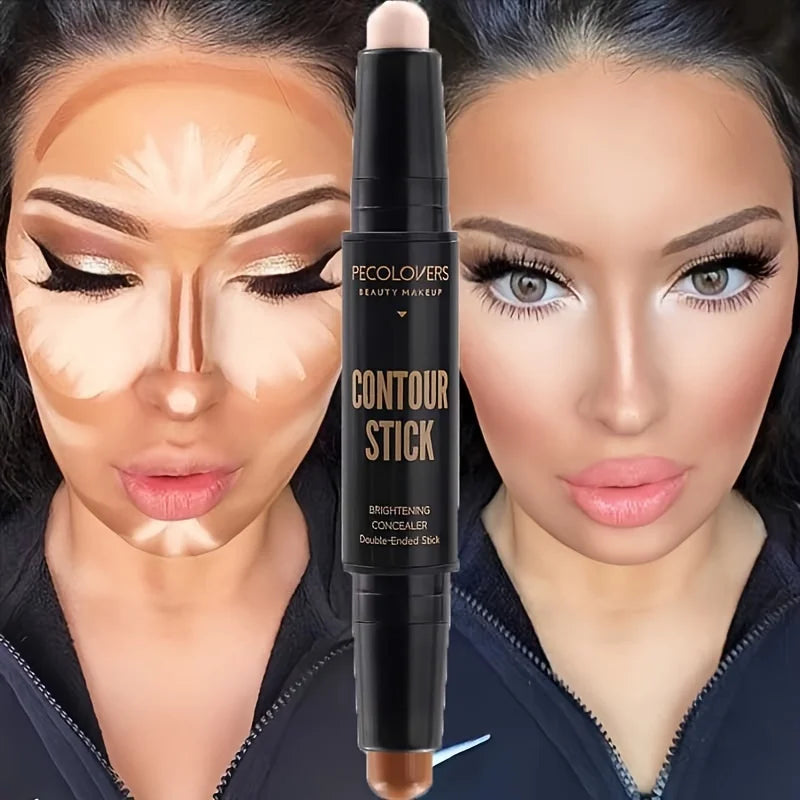 Barra de contorno e iluminador doble | Corrector facial 2 en 1