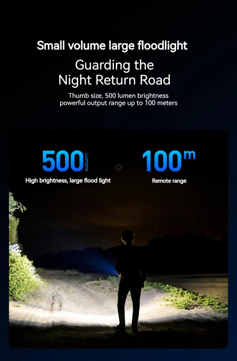 Philips Linterna LED Recargable Mini EDC SFL1121 | Llavero, Camping  500LM