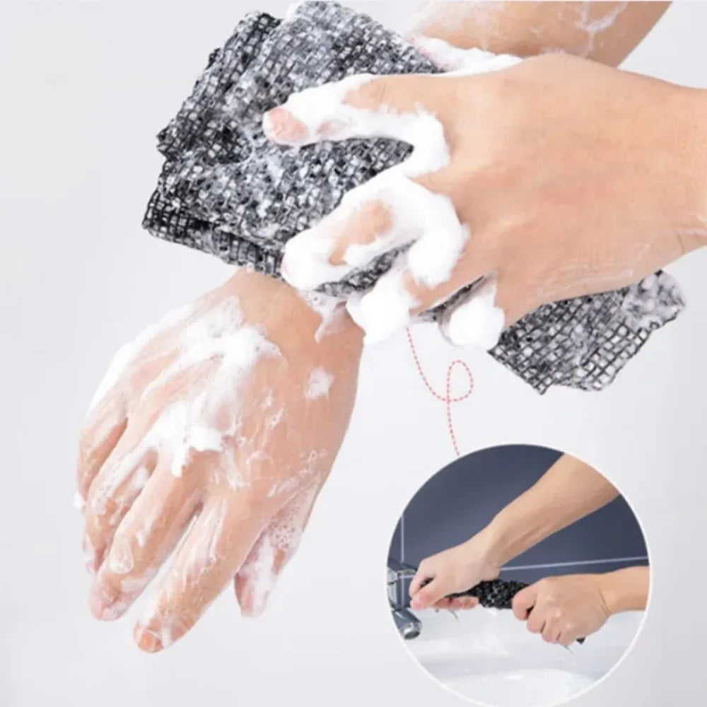 Toalla Exfoliante Japonesa de Baño Nylon 24x100 cm