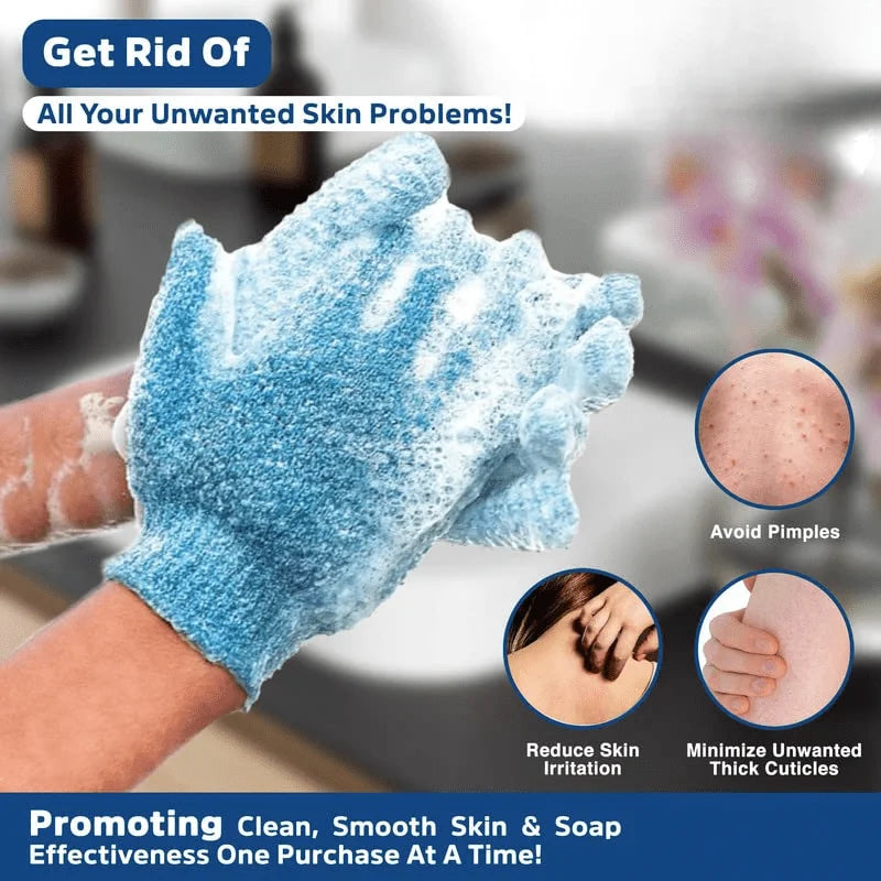 Guantes Exfoliantes para Ducha y Baño | Pack 1 a 10 Unidades