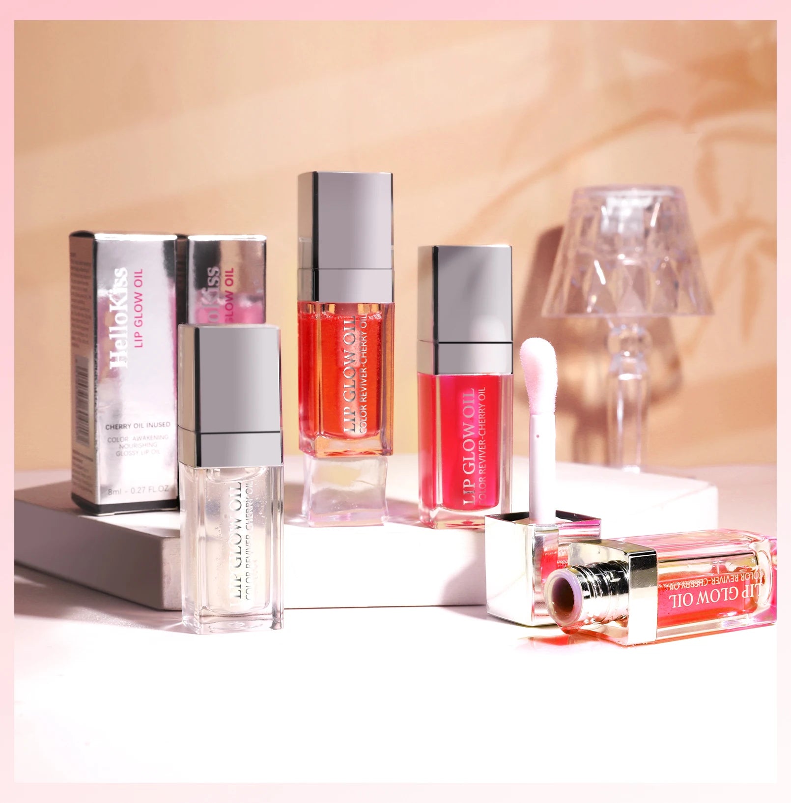 Aceite de Labios Crystal Jelly Hidratante con Efecto Plumping