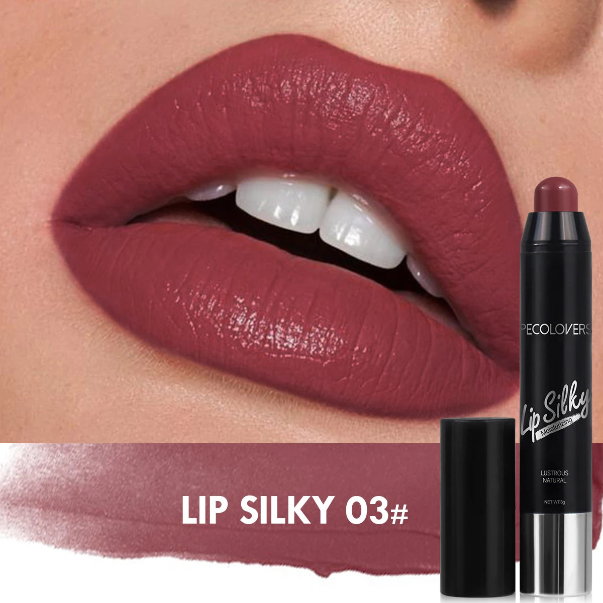 Labial en Lápiz Mate Waterproof Larga Duración Nude